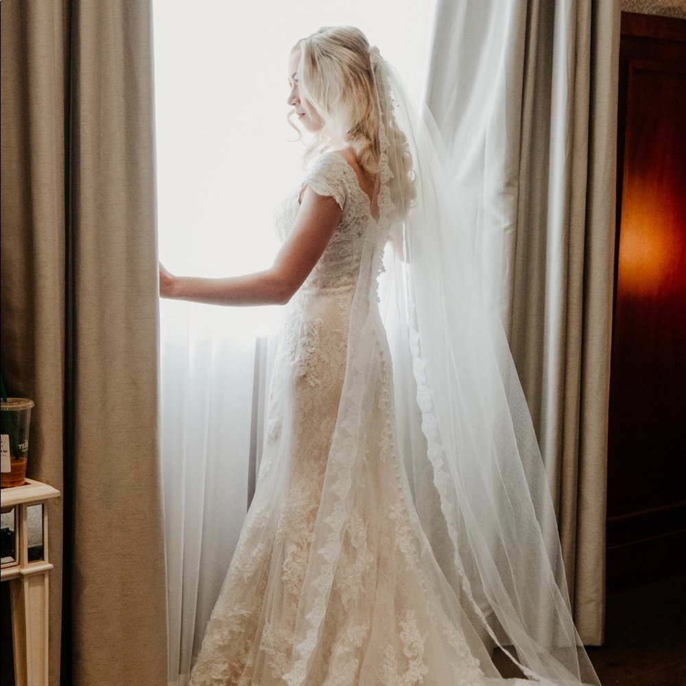 Oleg Cassini Wedding Dress - Picture 4 of 7